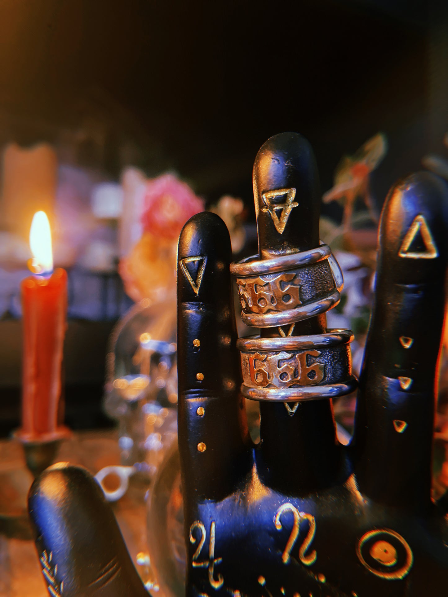 Twin Inferno 666 Rings