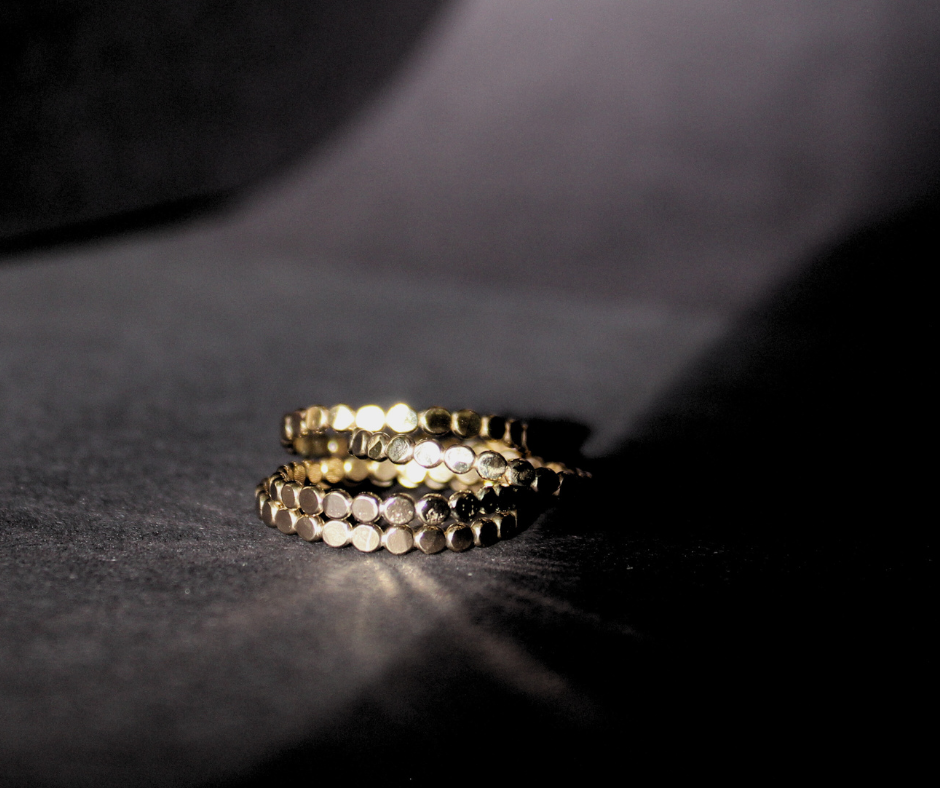 Silver and Gold Stacker Rings