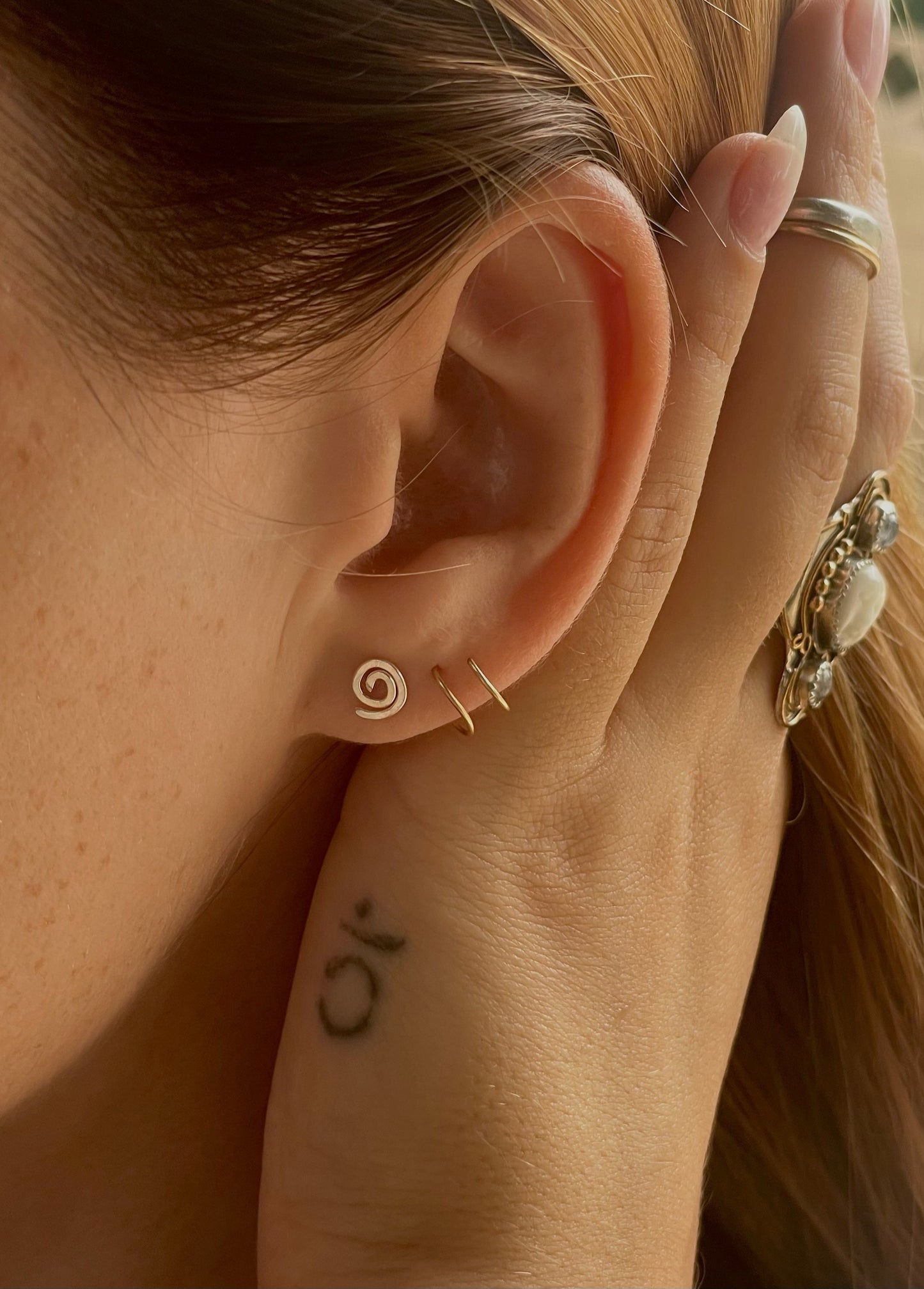 Orbit Sterling Silver Studs