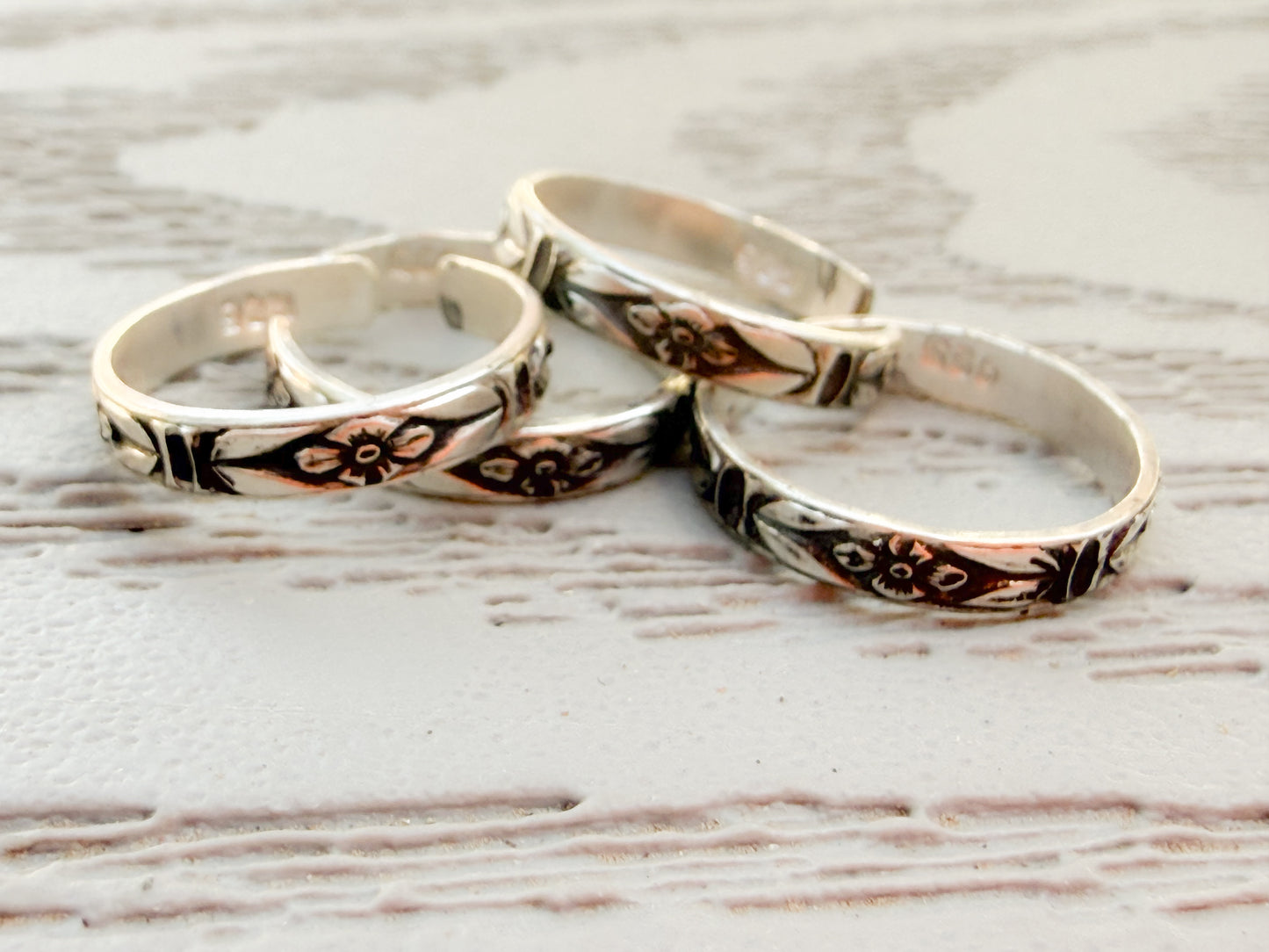 Sterling Silver Toe Rings