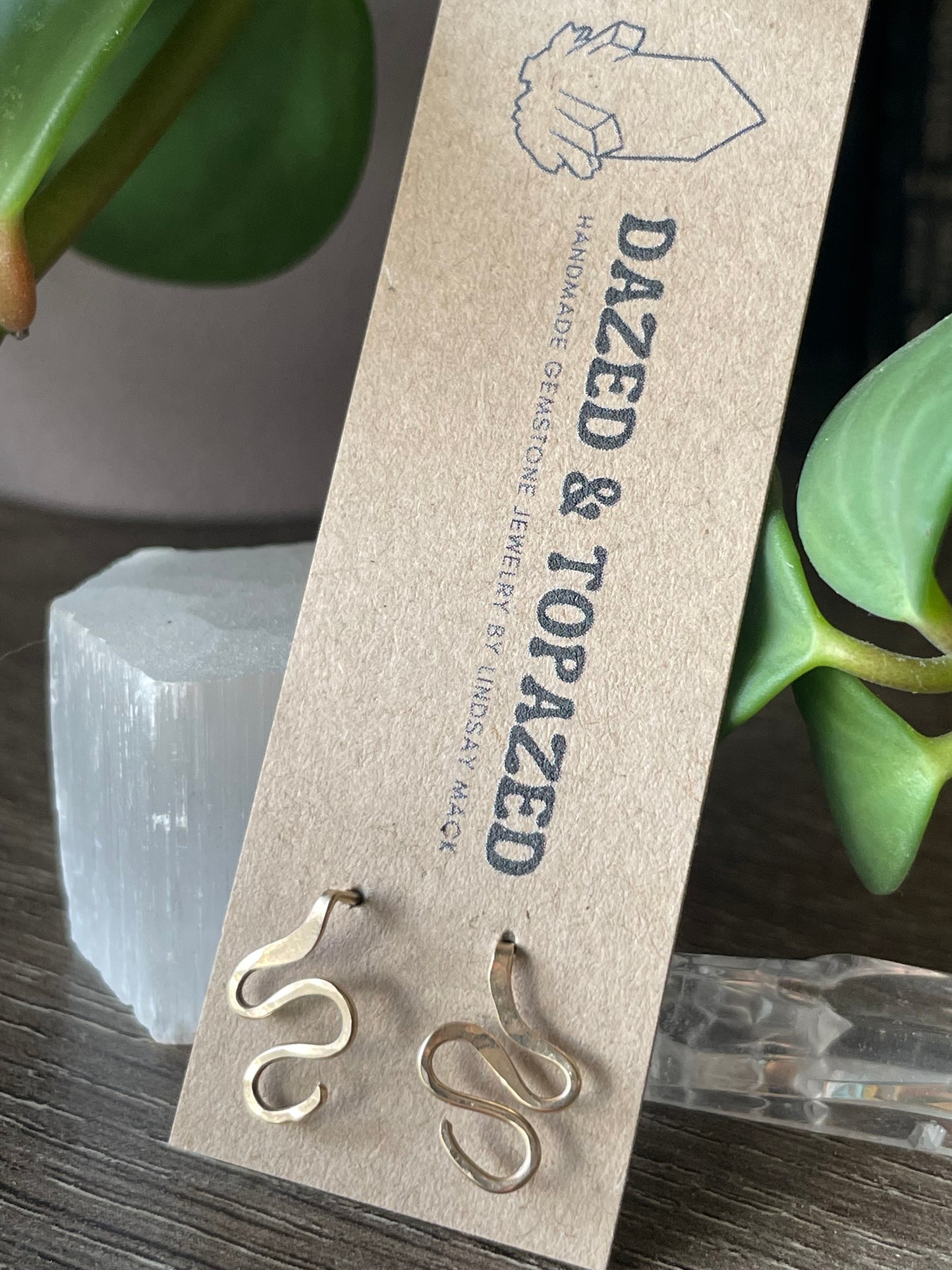 Lucky Snake Crawler Earrings