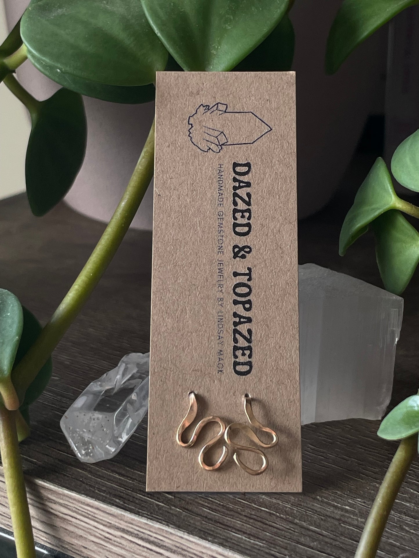 Lucky Snake Crawler Earrings