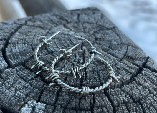 Barbed Wire Hoops
