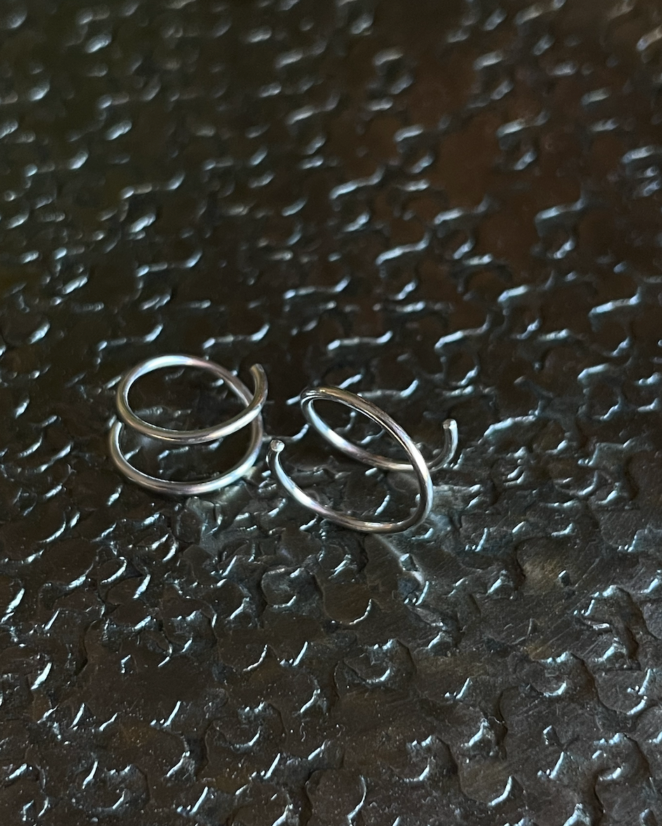 Micro Twist Hoop Earrings