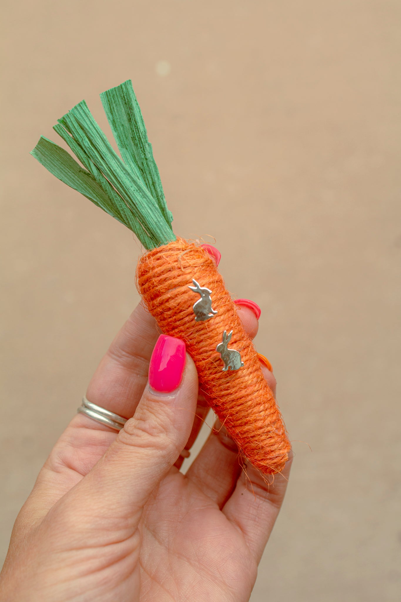 April Earring of the Month: Silver Bunny Studs