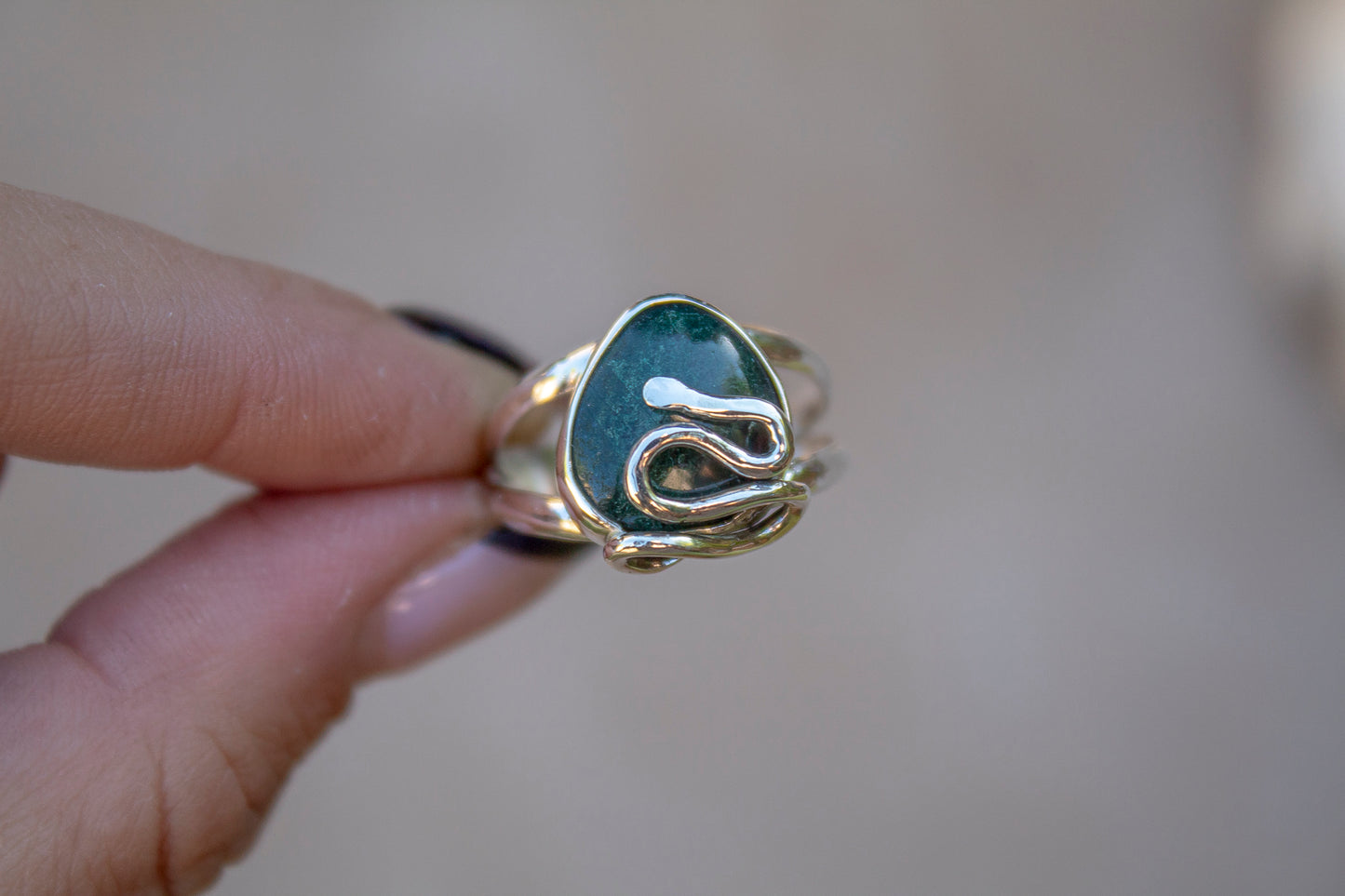 Silver Snake Rings