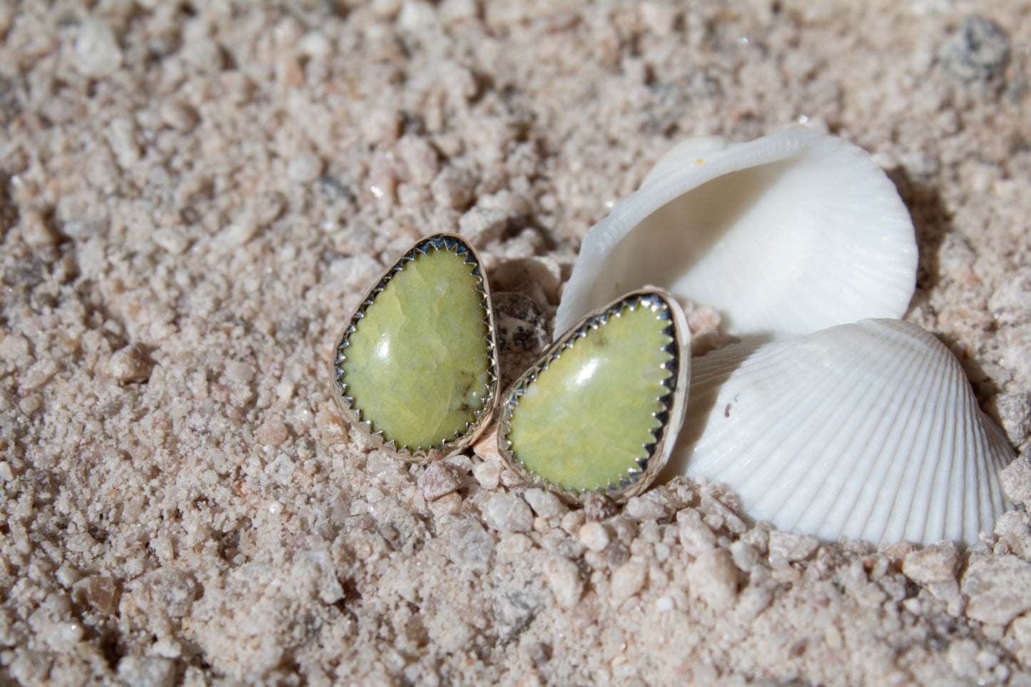 Serpentine Scale Stud Earrings