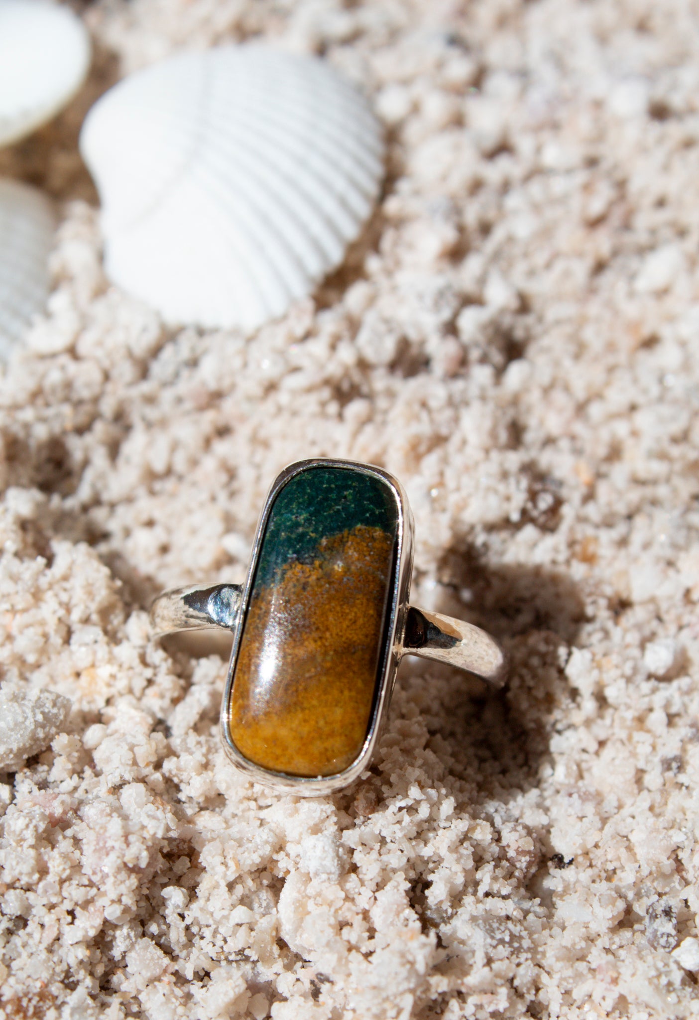 Ocean Jasper Statement Rings