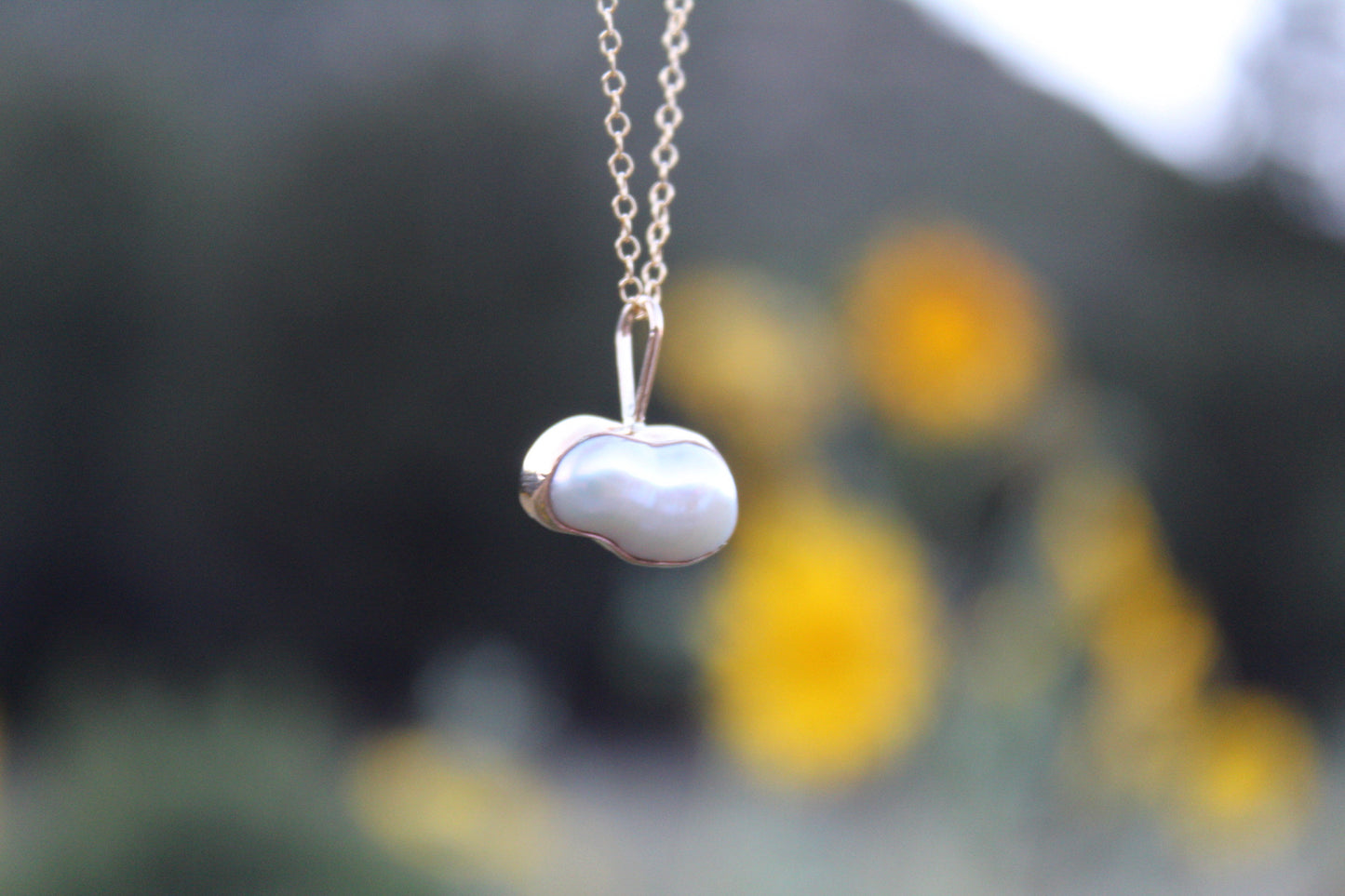 Golden Pearl Necklaces