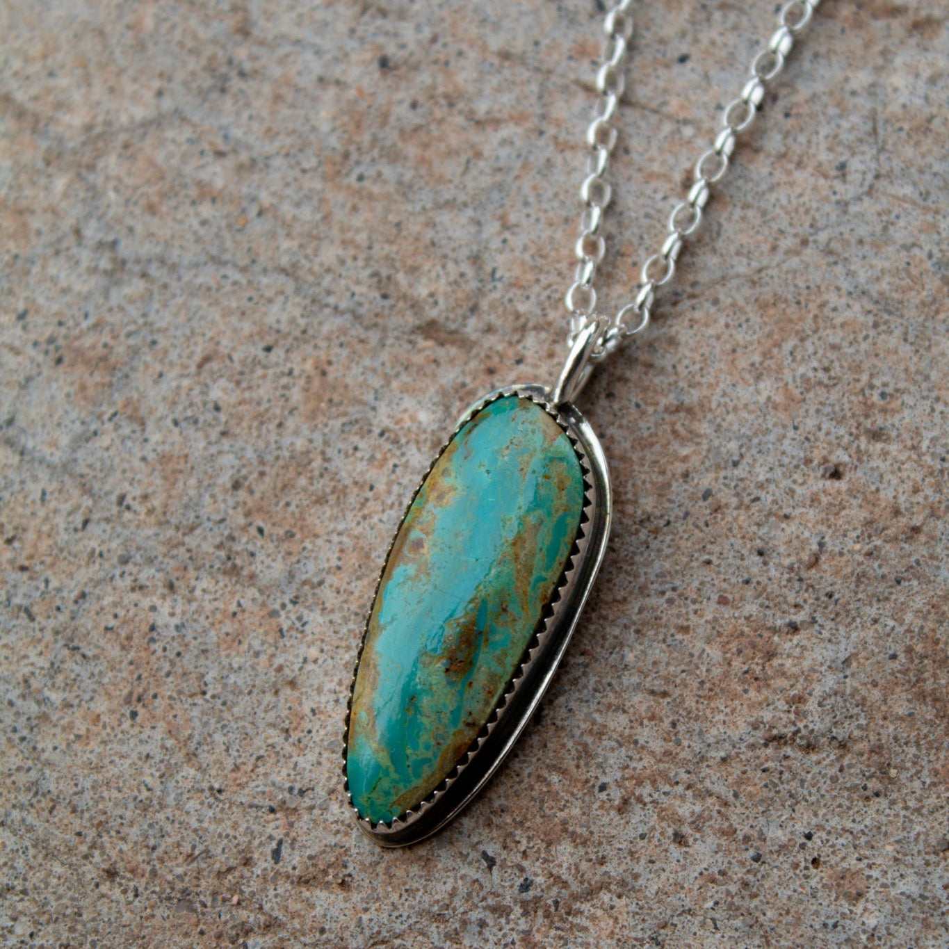 Kingman Turquoise Pendant
