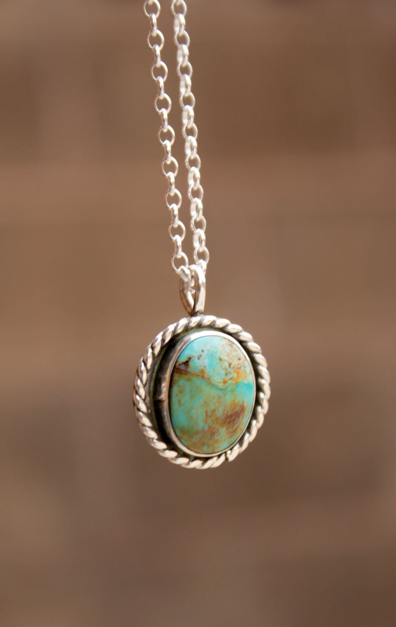 Kingman Turquoise Pendant