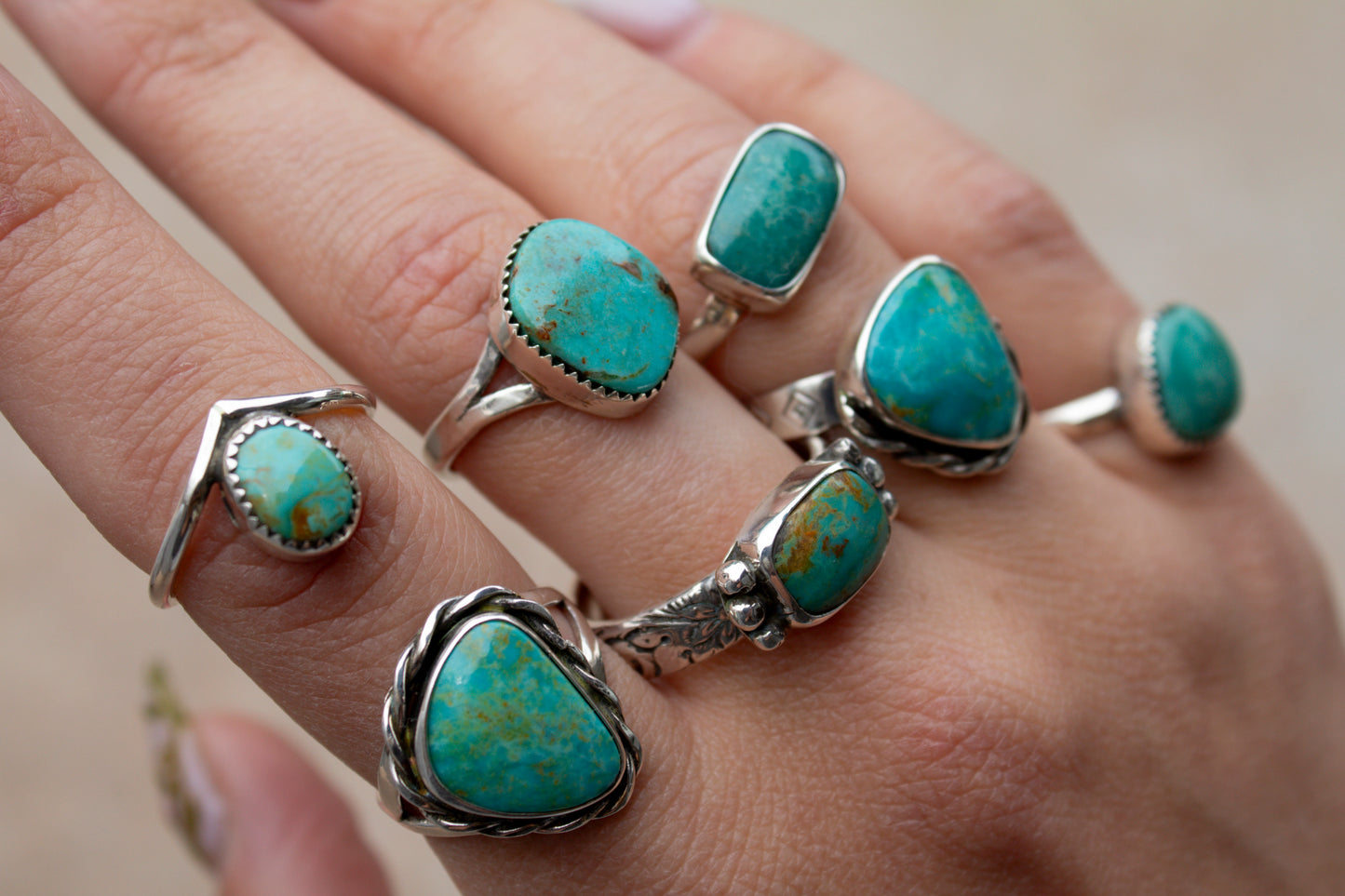 Kingman Turquoise Size 6