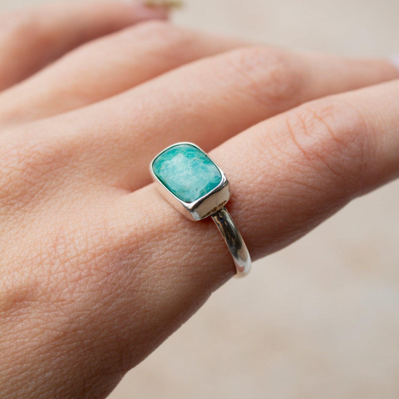 Kingman Turquoise Ring Size 8