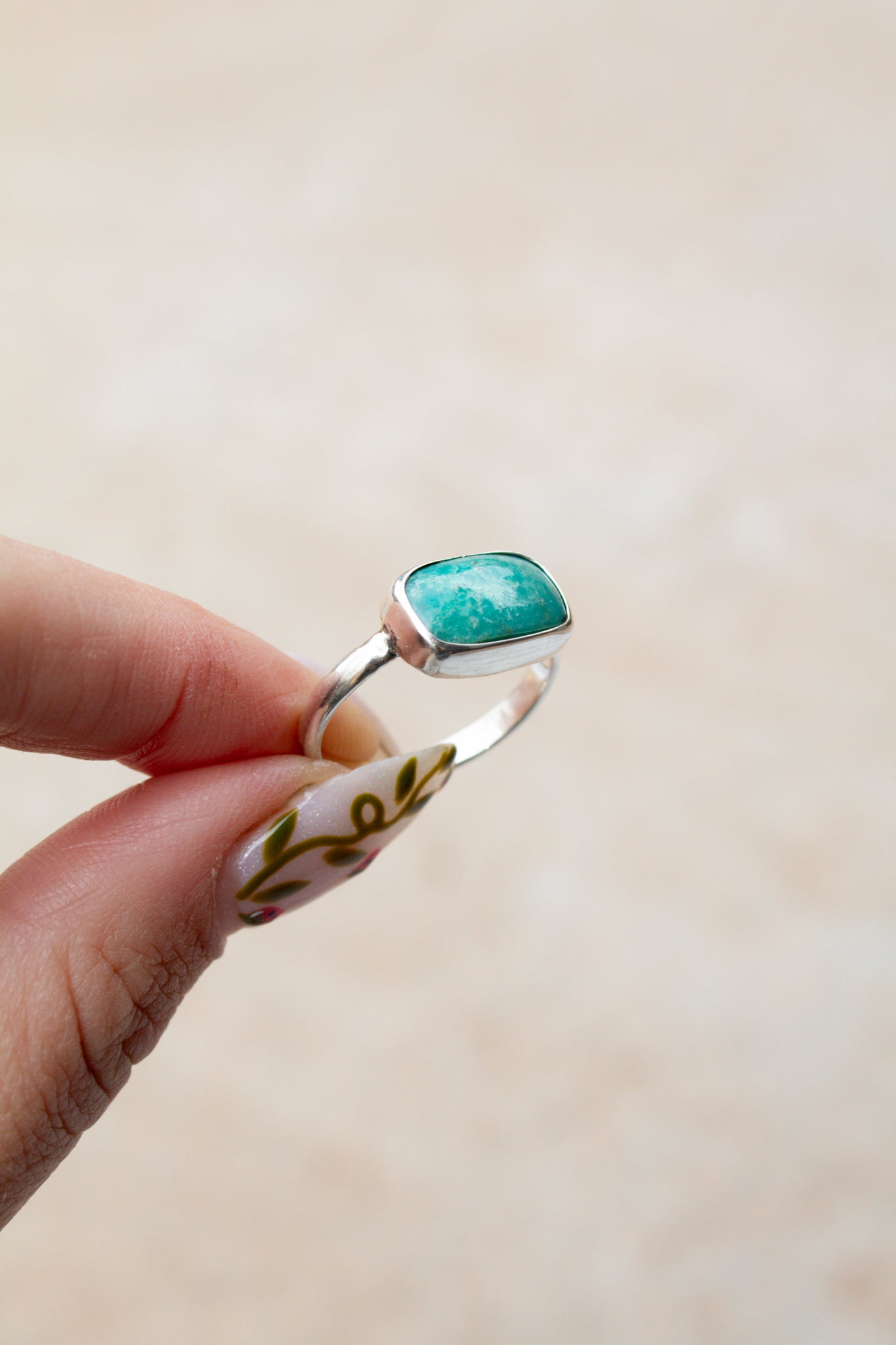 Kingman Turquoise Ring Size 8