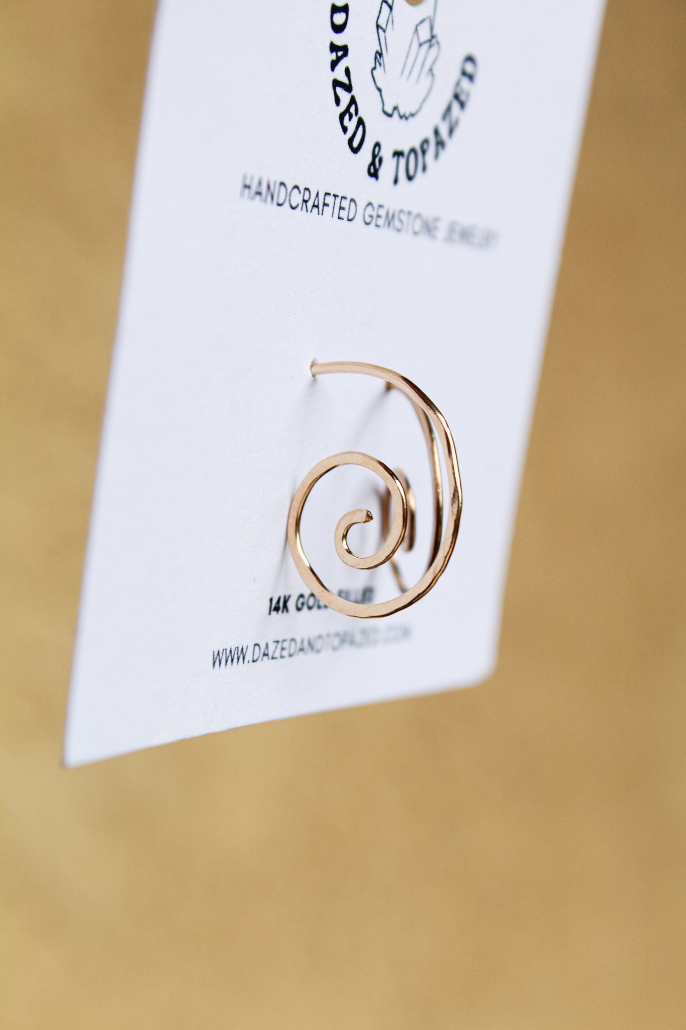 Spiral Hoop Earrings