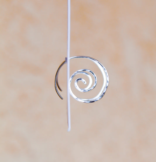 Spiral Hoop Earrings