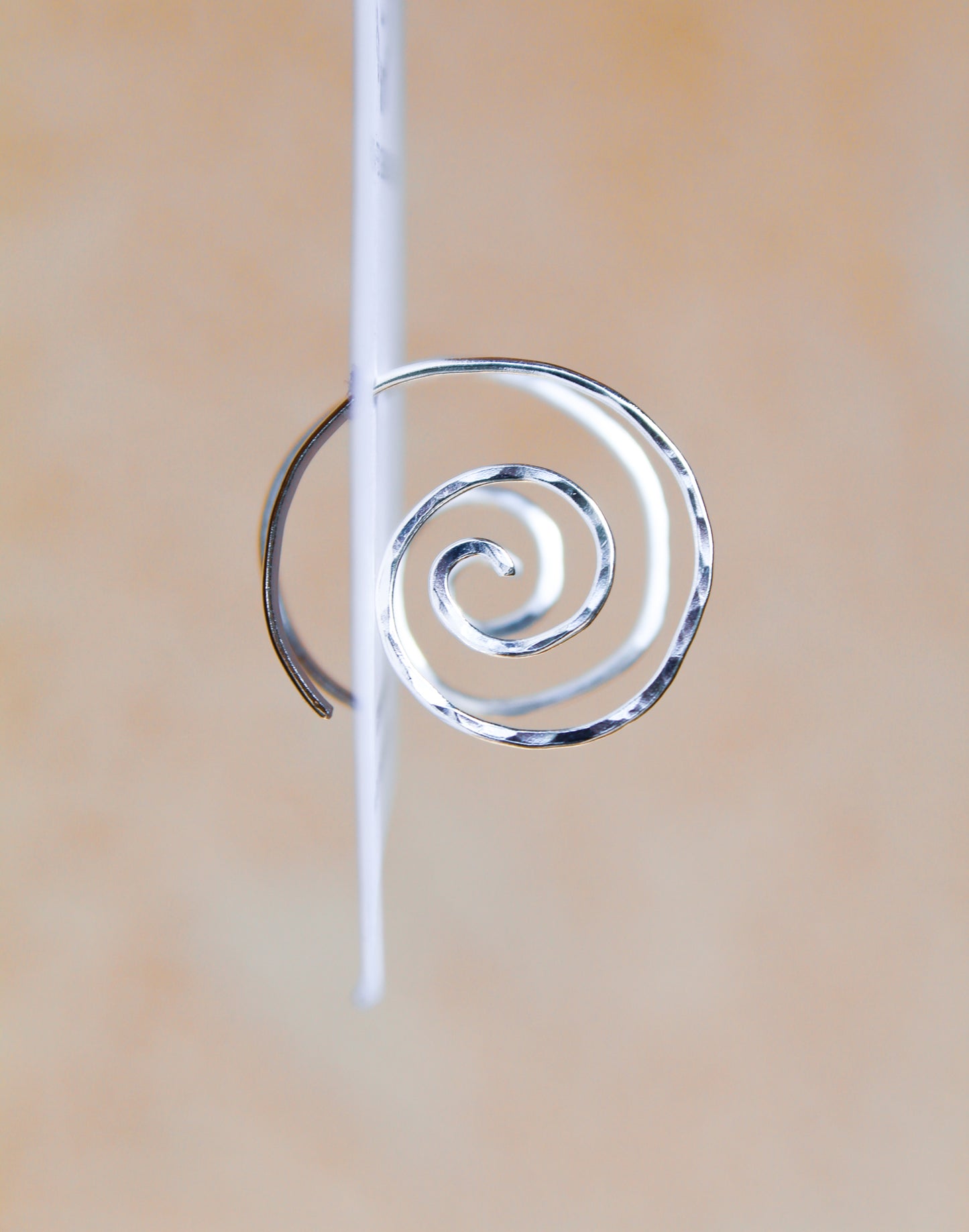Spiral Hoop Earrings