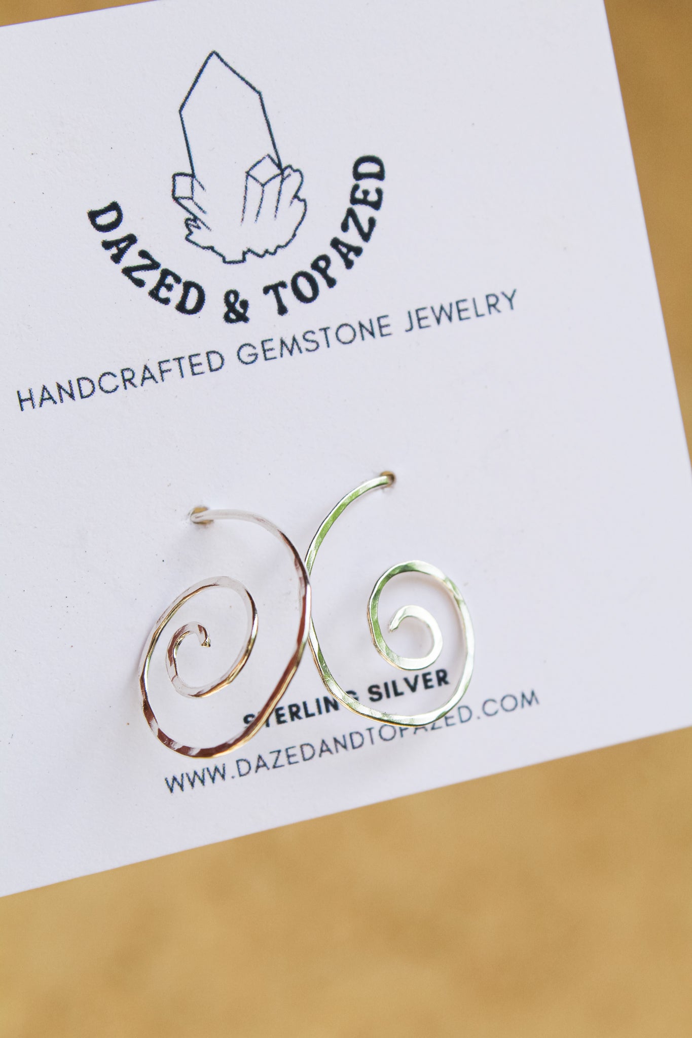 Spiral Hoop Earrings