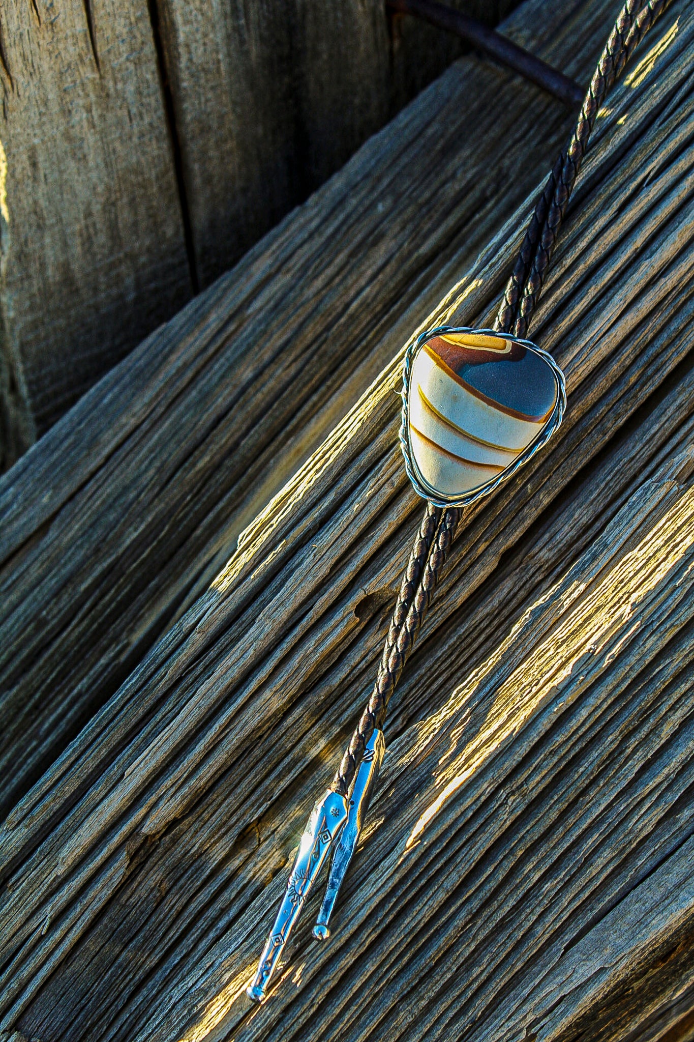 Desert Dawn Utah Wonderstone Bolo Tie