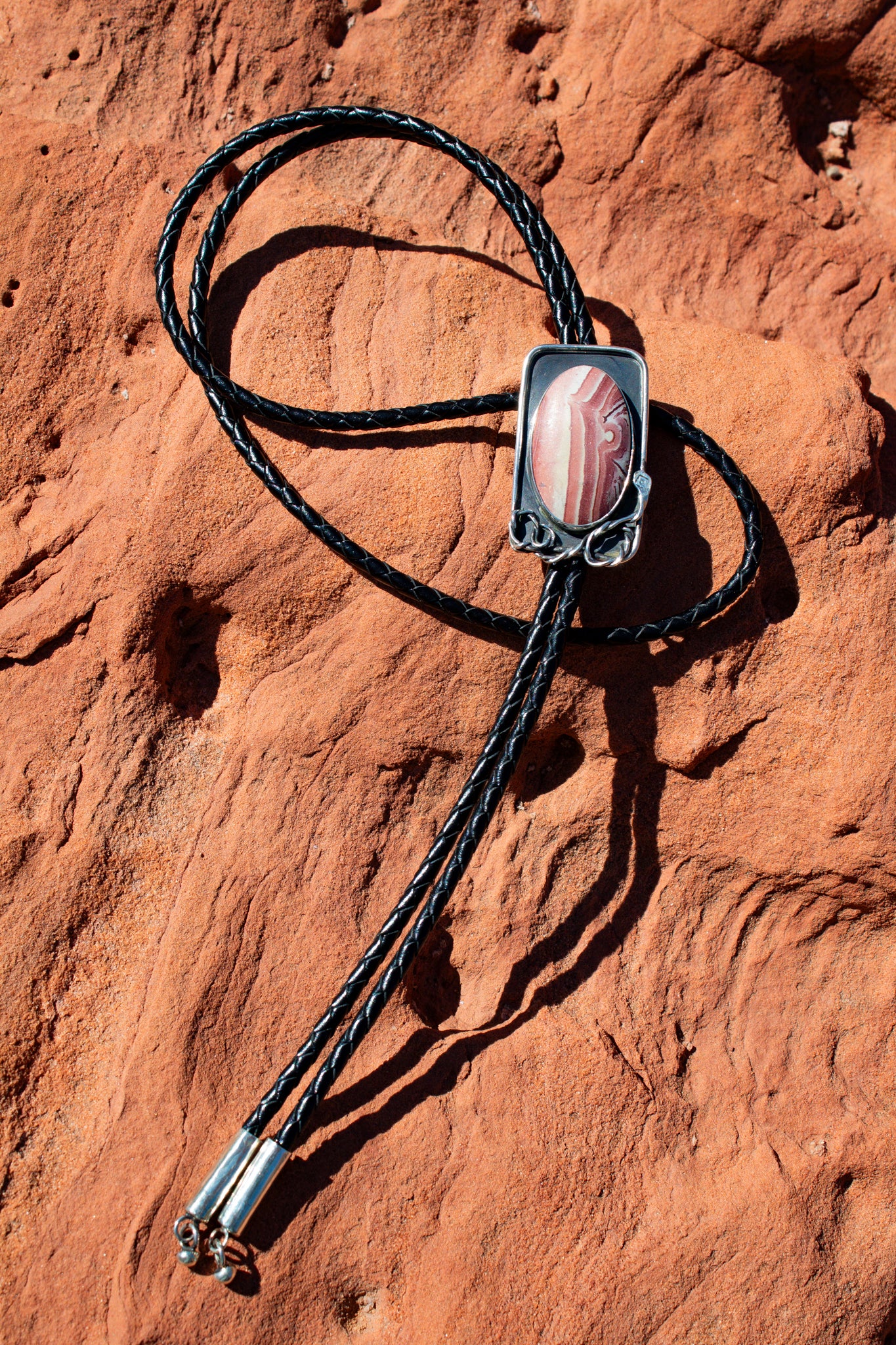 Red Racer Rhyolite Bolo Tie