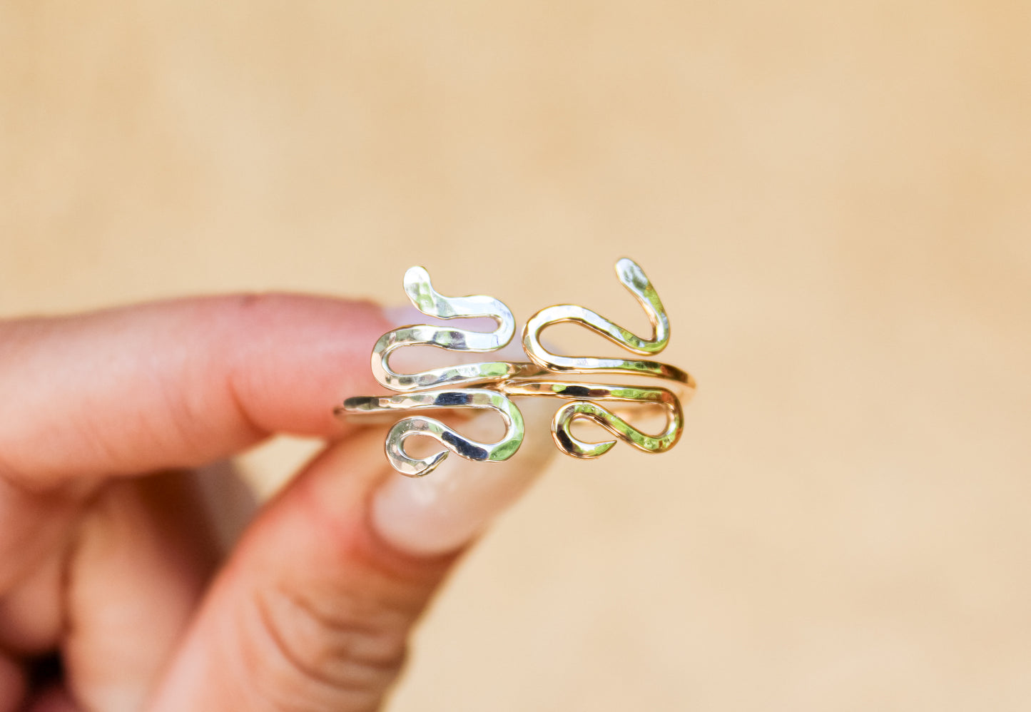 Snake Adjustable Rings