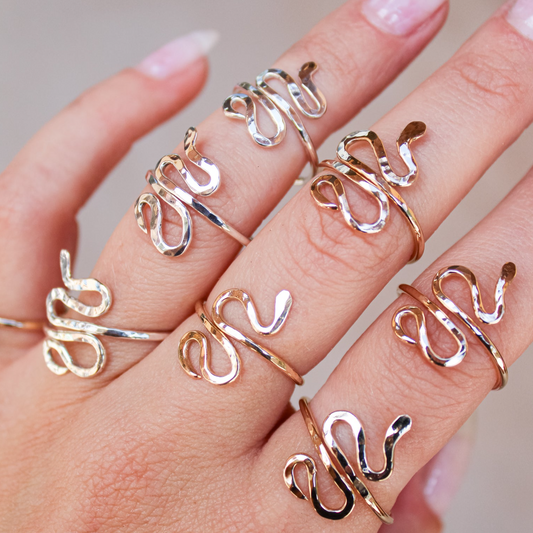 Snake Adjustable Rings