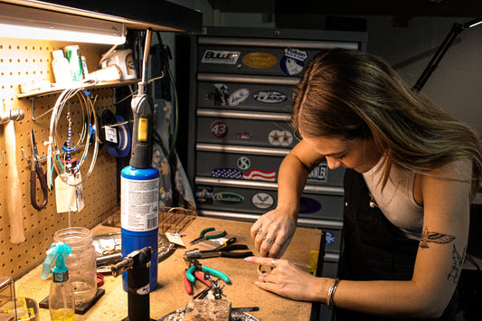 Silversmithing 101: Silversmith your first bezel set ring!