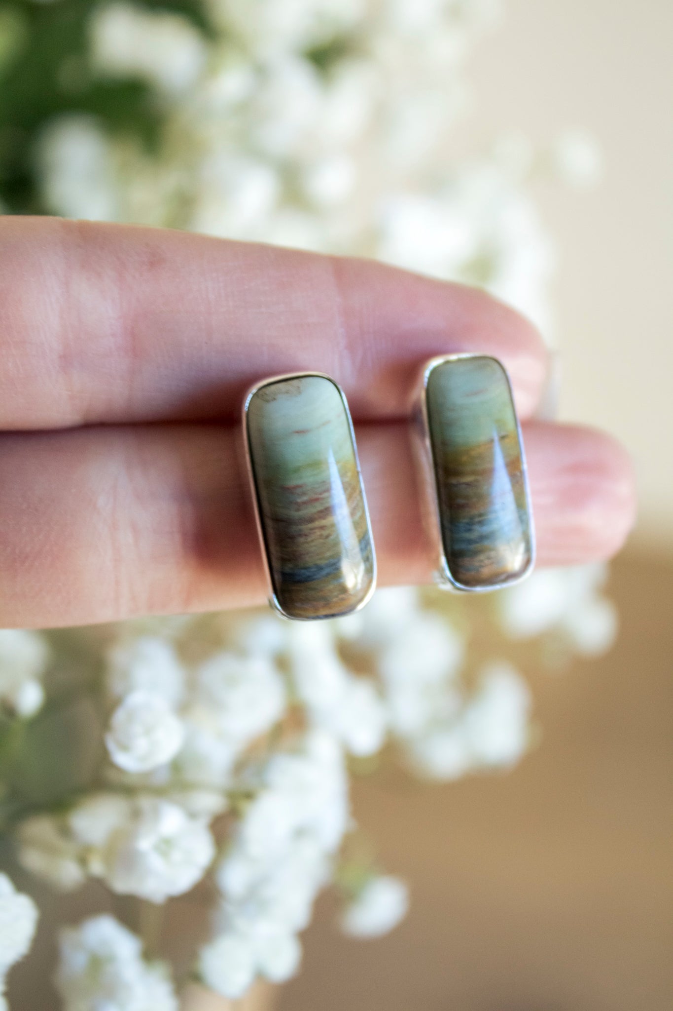 Crayola Jasper Stud Earrings