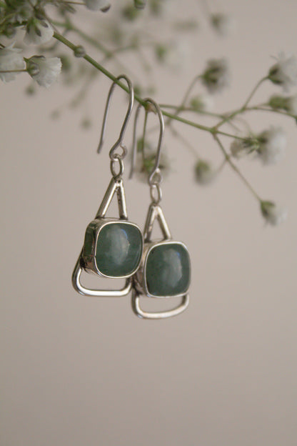 Jade Drop Earrings