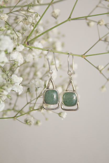 Jade Drop Earrings