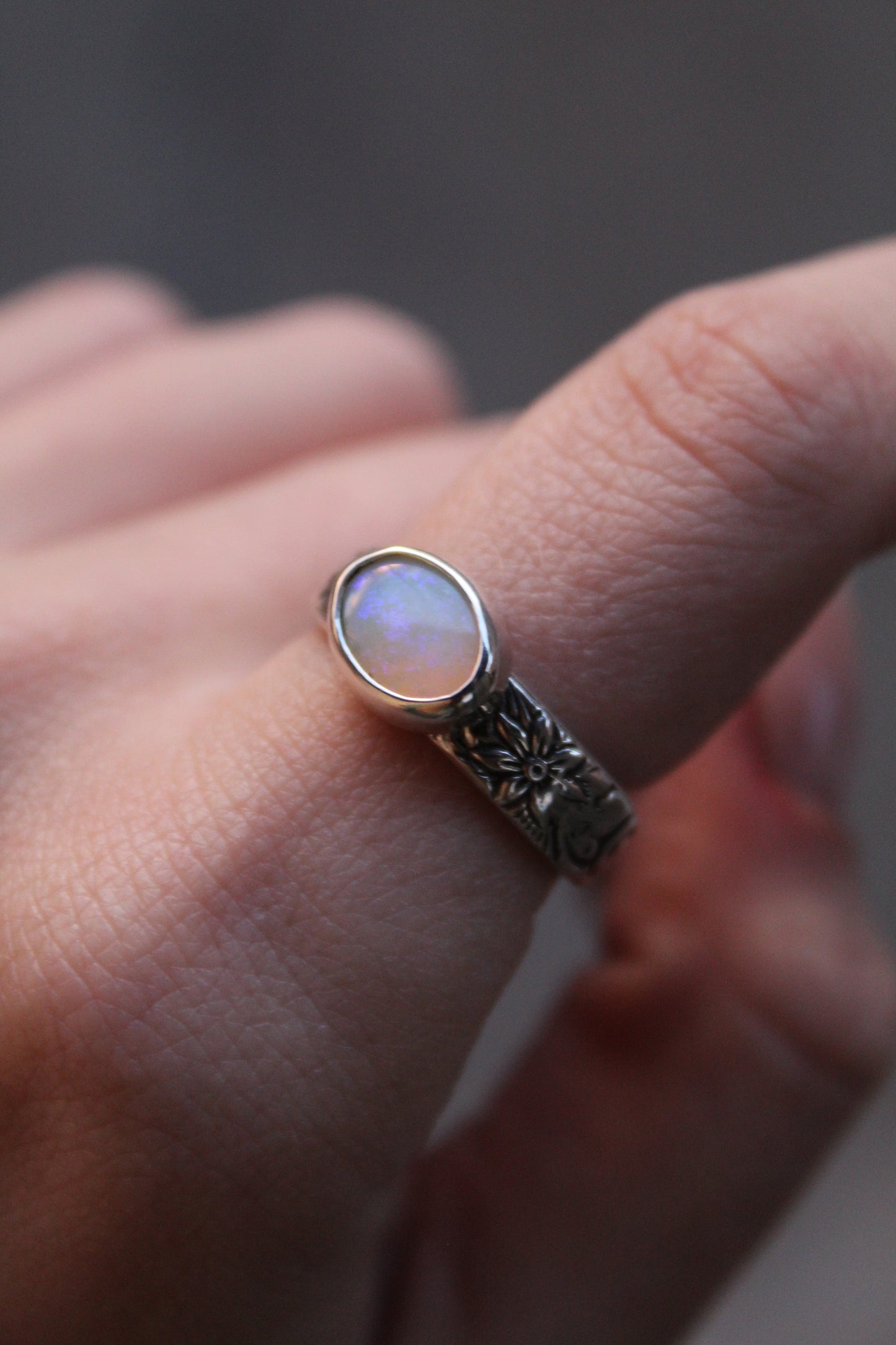 Kaleidoscope Love Opal Ring