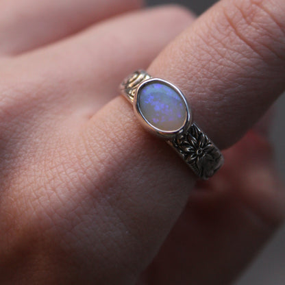 Kaleidoscope Love Opal Ring