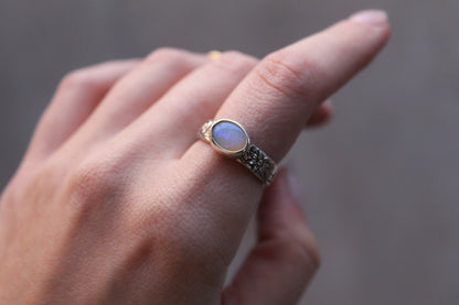 Kaleidoscope Love Opal Ring