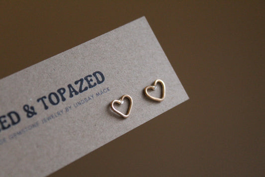 Baby Love Gold Stud Earrings