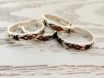 Sterling Silver Toe Rings