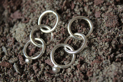 January Earring of the Month- Clarity Chain Drop Earrings + Clear Quartz