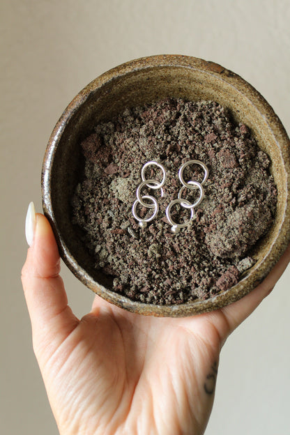 January Earring of the Month- Clarity Chain Drop Earrings + Clear Quartz