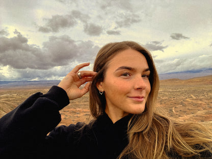 January Earring of the Month- Clarity Chain Drop Earrings + Clear Quartz