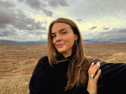 January Earring of the Month- Clarity Chain Drop Earrings + Clear Quartz