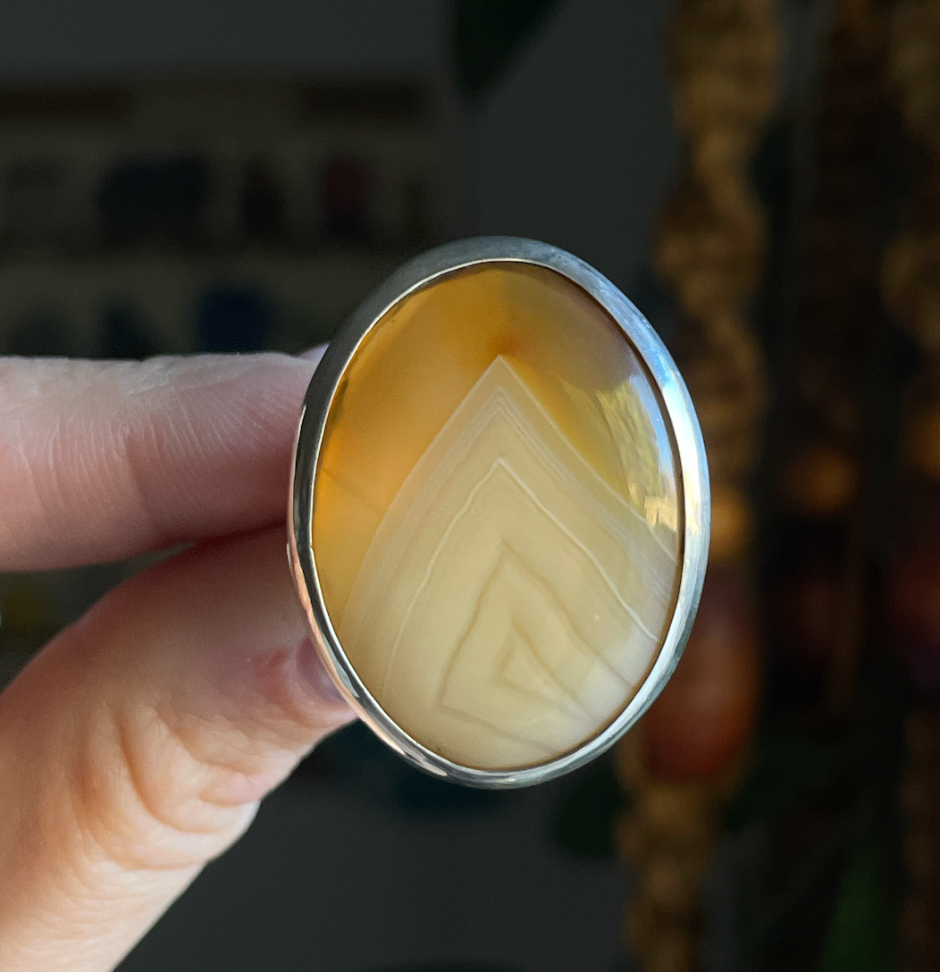 Agate Portal Ring