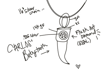 Custom Baby Tooth Necklace