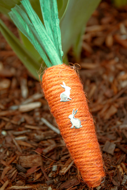 April Earring of the Month: Silver Bunny Studs