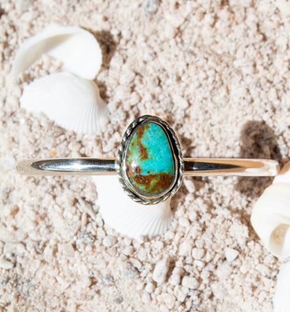 Coastal Kingman Turquoise Cuff Bracelet