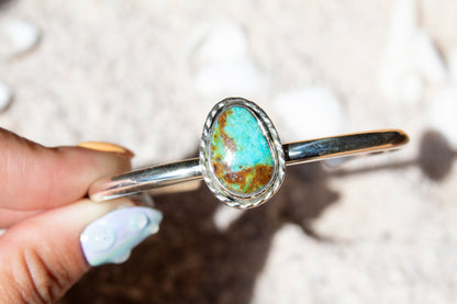 Coastal Kingman Turquoise Cuff Bracelet