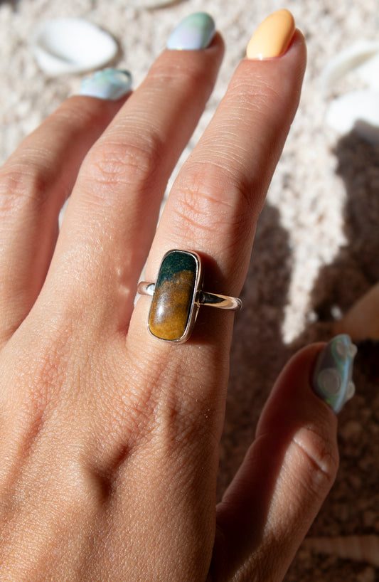 Ocean Jasper Statement Rings