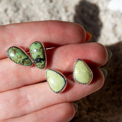 Serpentine Scale Stud Earrings