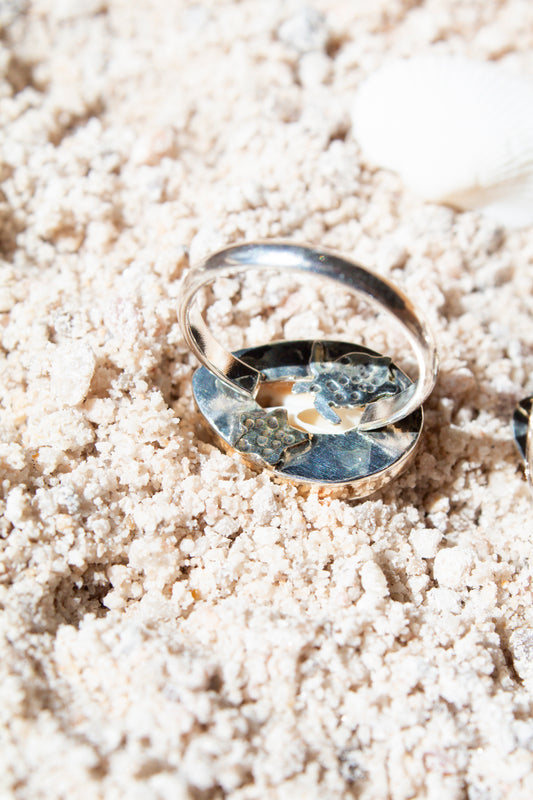Cowrie Shell Beach Rings