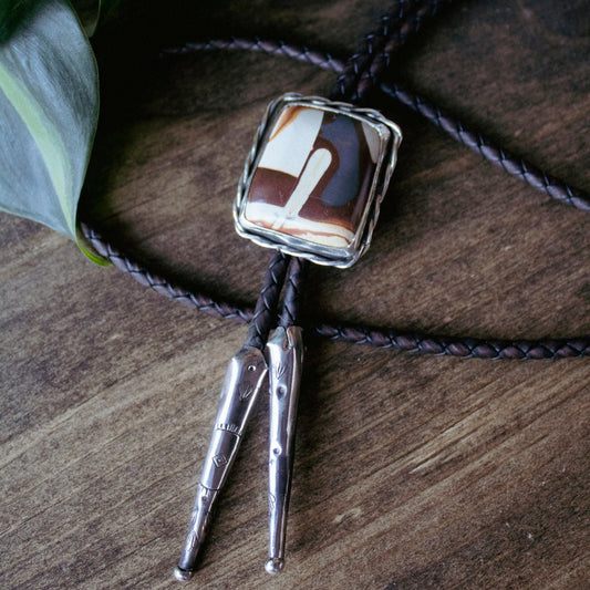 Cosmic Canyon Utah Wonderstone Bolo Tie