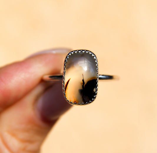 Montana Agate Ring size 8.5