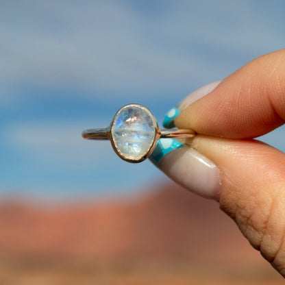 Moonstone Ring Size 8.5